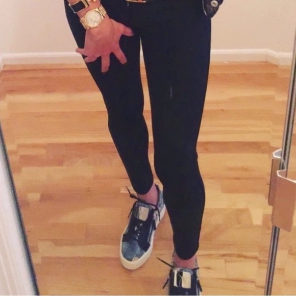 Giuseppe Zanotti Snake Embossed Leather Sneakers - Picture 1 of 14
